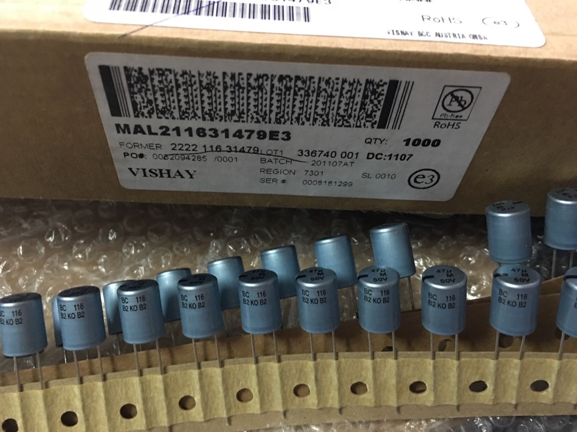 BC Philips aluminum shell 47UF 50v Electrolytic Capacitor Tonic Fever capacitor DAC