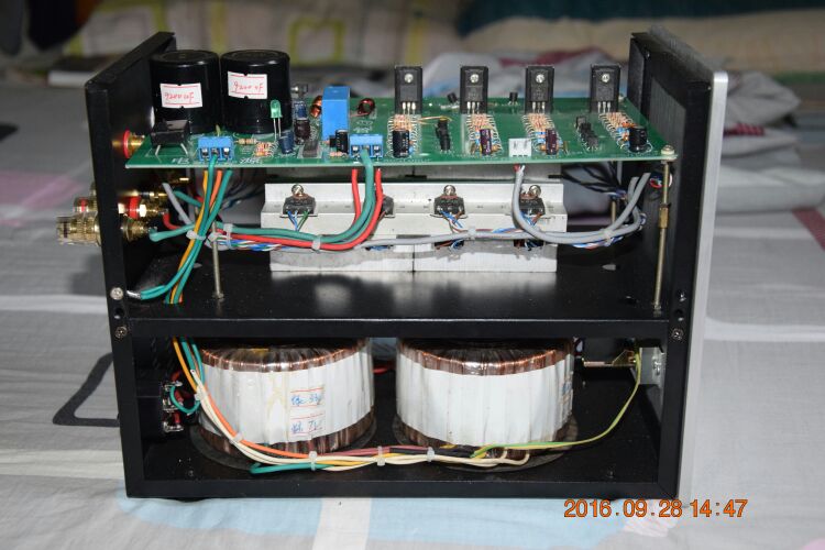 Unique style vertical LM1875 3886 TDA7293 tube power amplifier chassis