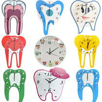Dental Hanging Ornament Hanging Belltooth Type Watch Dental Hung Clock Hanging Watch Teeth Codenture Codenture Cog Hanging Watch 