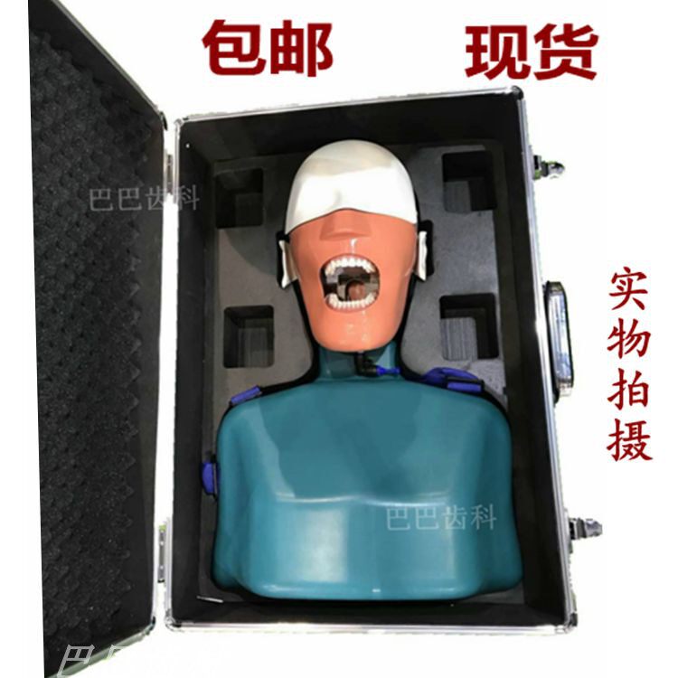 Dental simulation shoulder body head model oral class tooth preparation imitation shoulder body tied chair dummy head teaching model