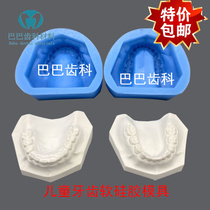 Dental deciduous teeth mold childrens teeth standard dentition plaster model reproduction high-quality silicone mold