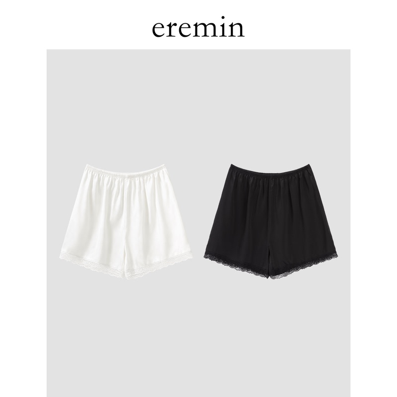 Eremin Lin Moqing/Silk Leggings/Silk Anti-Exposure Thin Lace Versatile Boxer Safety Shorts