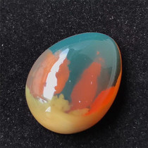 Pure natural Burmese amber Chameleon white dense cave amber pendant