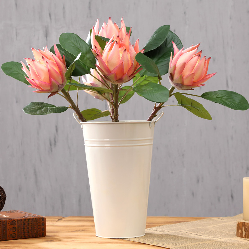 Emperor flower simulation flower fake flower South African national flower light luxury living room desktop flower arrangement decoration hotel model room decoration