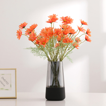 Chamomile simulation flower bouquet silk flower fake flower living room table partition ornaments photography decorative props