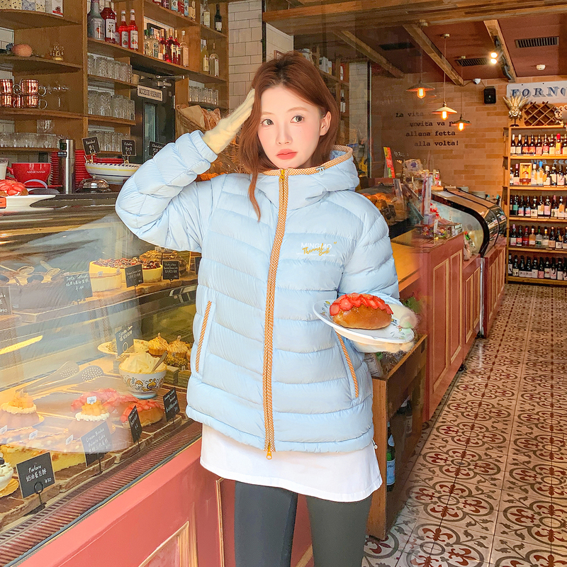 Mingmo Short Ribbed down Jacket for Women, Winter 2026 New Korean Style, Lightweight, Petite Size, 95% White Duck down Coat Mingmo Short Ribbed down Jacket for Women, Winter 2026 New Korean Style, Lightweight, Petite Size, 95% White Duck down Coat