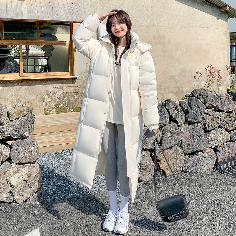 Extra-long long winter down jacket, maxi length, increased thickness, 2026 years, for beloved