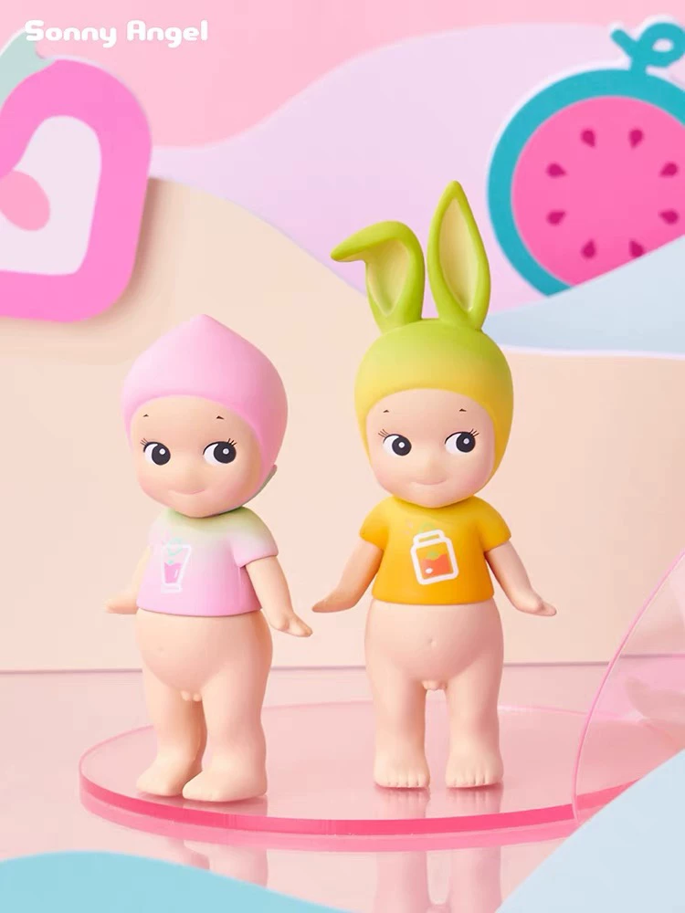 Sonny Angel 2022 лeто серия Ice Drink Strawberry Grape Watermelon Peach Peach Paton подарок на день рождения