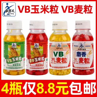 Western wind fishing VB corn grain Musk wheat grain fresh tender corn carp grass carp adhesive hook corn bait