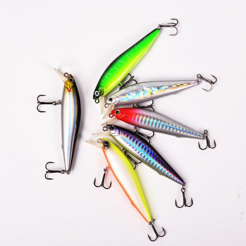 Just like this Lure Minolua bait slowly sinking silver knife cocked mouth perch mandarin fish fresh sea water long-range fake bait