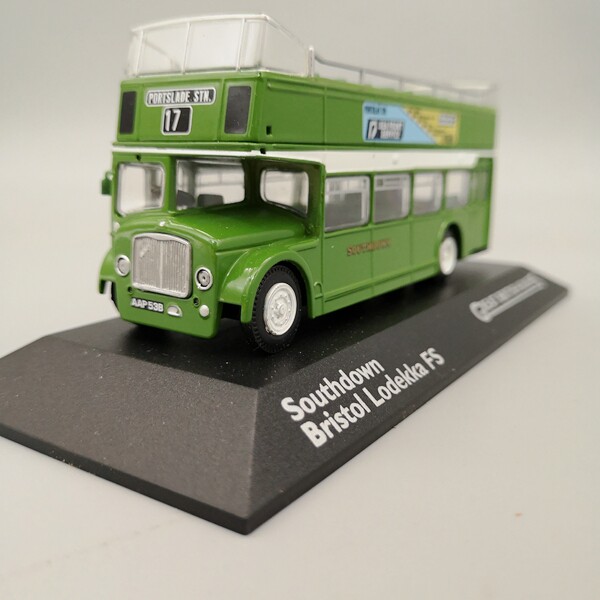 1:76ATLAS Double Decker Bus Model Ornament Convertible Bus Car