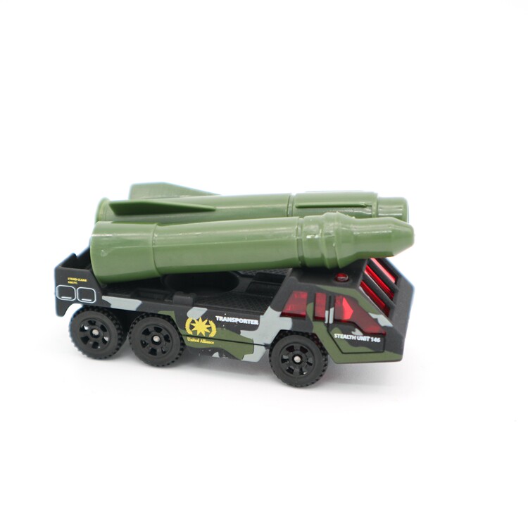 Missile transport vehicle mould parts Fire cake box mode matchbox