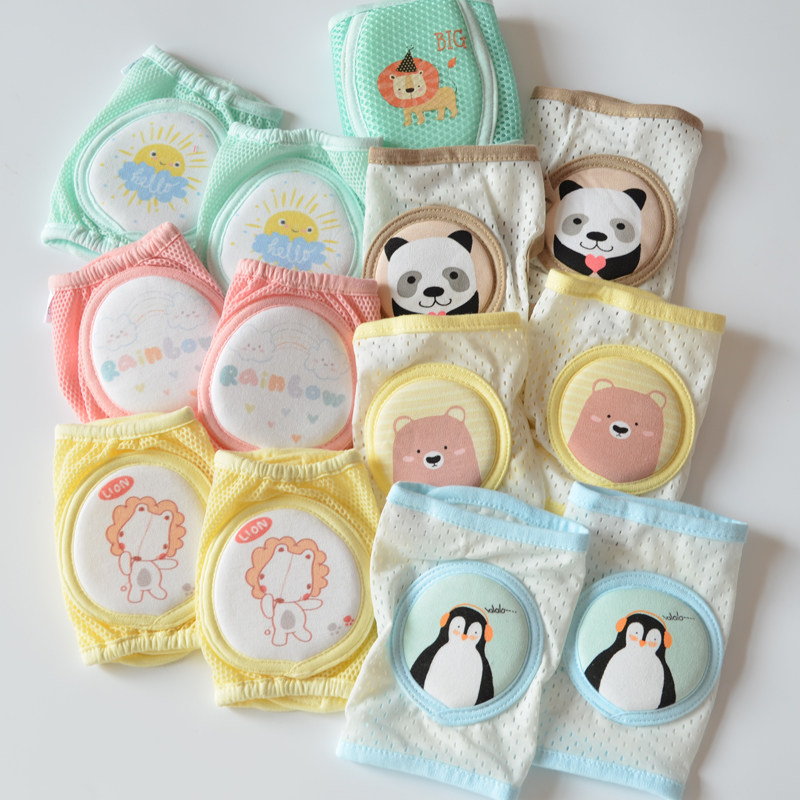 Clear ~ baby cotton knee - guarded baby children to step in anti - fall knee elbow in summer