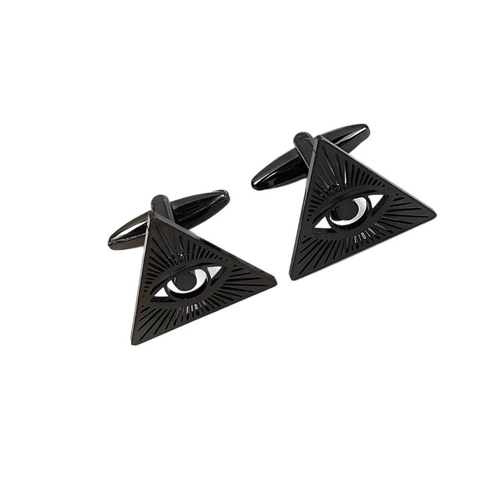 Cross-Border Hot-Selling God's Eye Brooch Cufflinks, Light Luxury Design, Personalized Suit Jacket Accessories