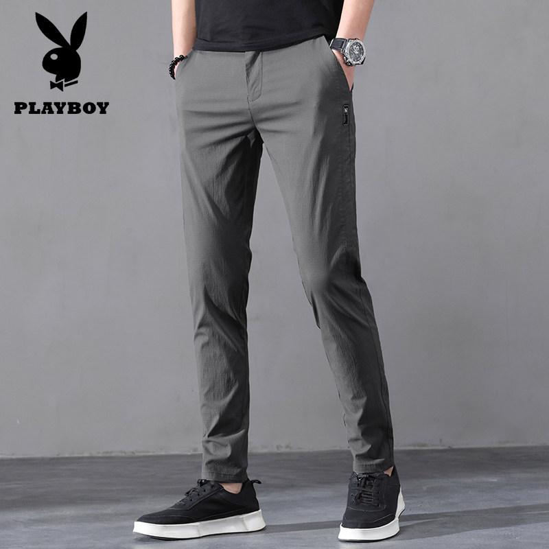 Buy Playboy casual pants men's spring 