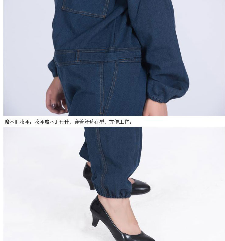 Kích thước lớn cotton denim một mảnh quần yếm nam phù hợp với mùa thu và dịch vụ hàn mùa đông dịch vụ bảo hiểm lao động dịch vụ sửa chữa tự động quần áo chống bụi quần áo nam