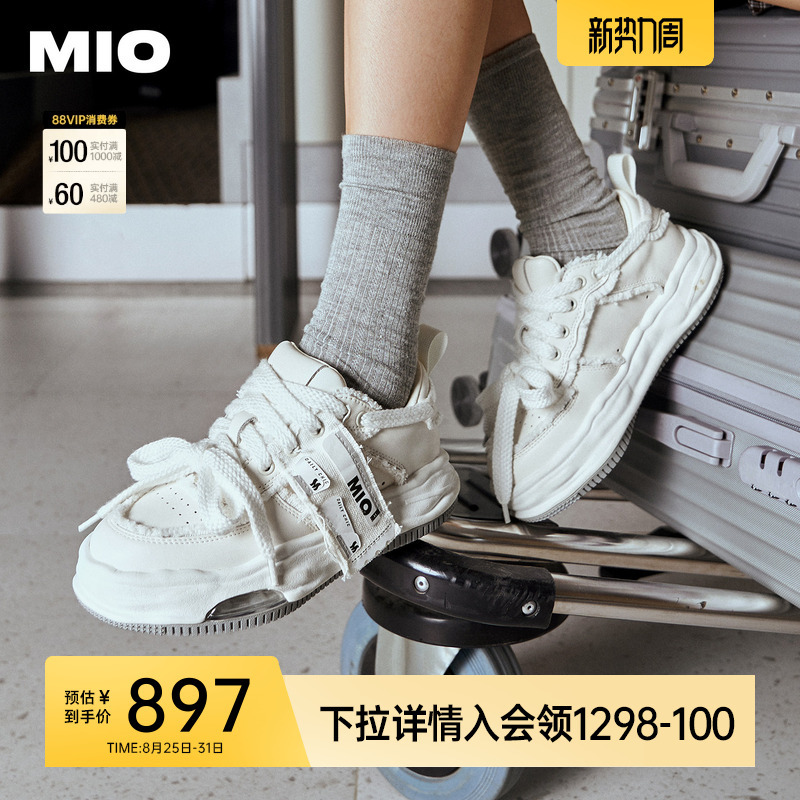 Tan Jianci's Same Style Mio Sneakers, Casual Shoes, Thick-Soled Sneakers, Couple's Dissolving Shoes, Platform Shoes, Loafers, Men's and Women's Shoes