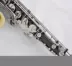 Mua sắm saxophone Chuyên nghiệp màu đen bạc phụ ống niken vàng Chuông cao F mới chơi nhạc cụ saxophone / ống - Nhạc cụ phương Tây