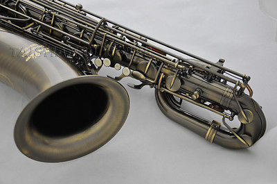Mua sắm Saxophone Chuyên nghiệp Taishan Antique Eb Baritone 2 Nhạc cụ Đức Saxophone / Tube - Nhạc cụ phương Tây kèn đồng