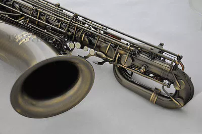 Mua sắm Saxophone Chuyên nghiệp Taishan Antique Eb Baritone 2 Nhạc cụ Đức Saxophone / Tube - Nhạc cụ phương Tây