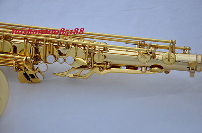 Đẹp saxophone chuyên nghiệp mới vàng Bb nam treble ống cao F chuyên nghiệp phương Tây chơi nhạc cụ saxophone / ống đàn nguyệt cầm