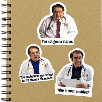 New cross-border Dr.Now Weight Loss Guidelines Sticker Personalized and Fun Stickers