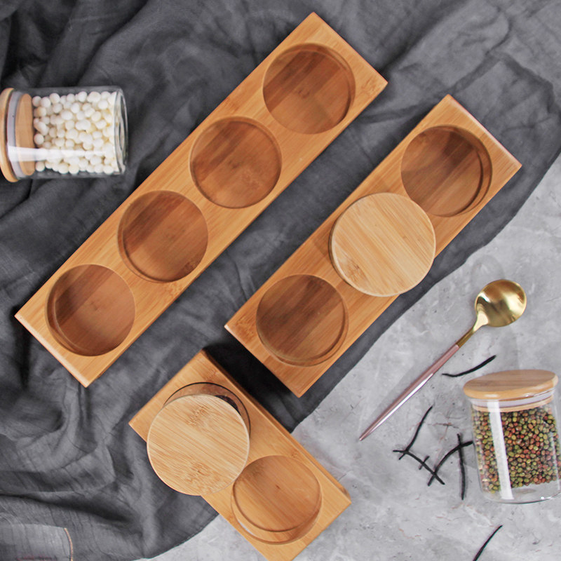 Japanese bamboo seasoning jar shelf oil pot shelf quilt shelf dining room seasoning jar shelf seasoning rack shelf kitchen