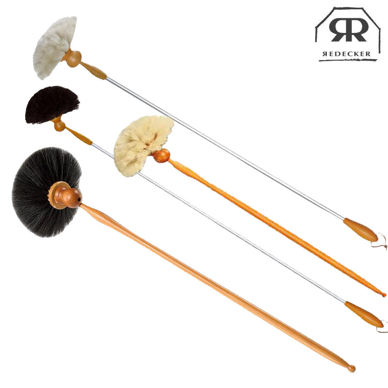 Redecker Professional Dust Shan Long handle Beech wool Horse hair Dust Anti-Antistatic Silk Ancient Dong Shop
