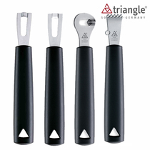 Triangle stainless steel triangular square round scraper peeling machine made in Germany Western food tools