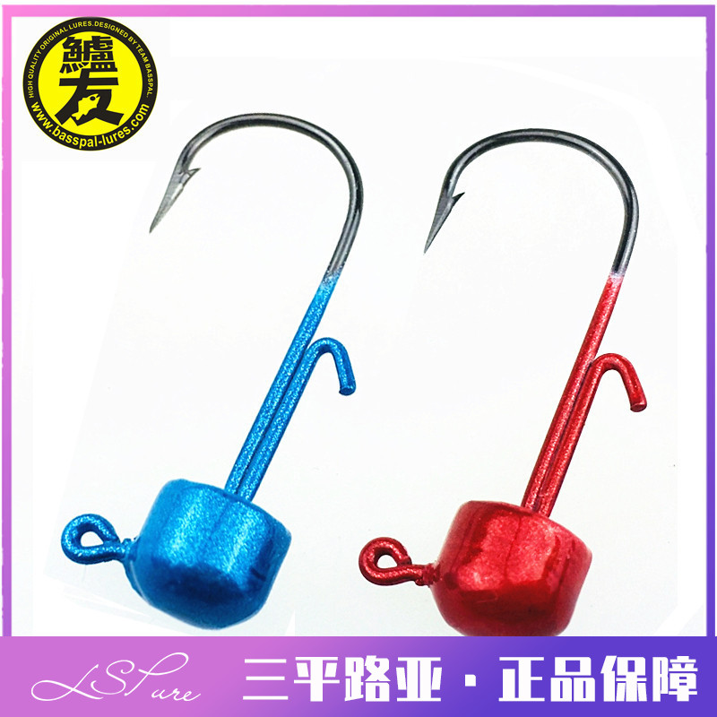 Perch friend Ned lead head hook Luya soft insect hook JIG strengthens sharp tumbler anti-hanging bottom floating water Soft Bait Special