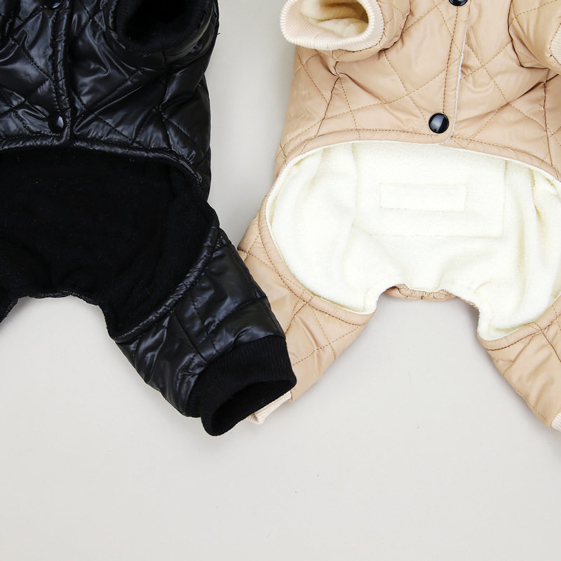 Одежда для животных 新款狗狗衣服连帽迷彩加厚棉衣秋冬装贵宾泰迪宠物中小型犬四脚衣