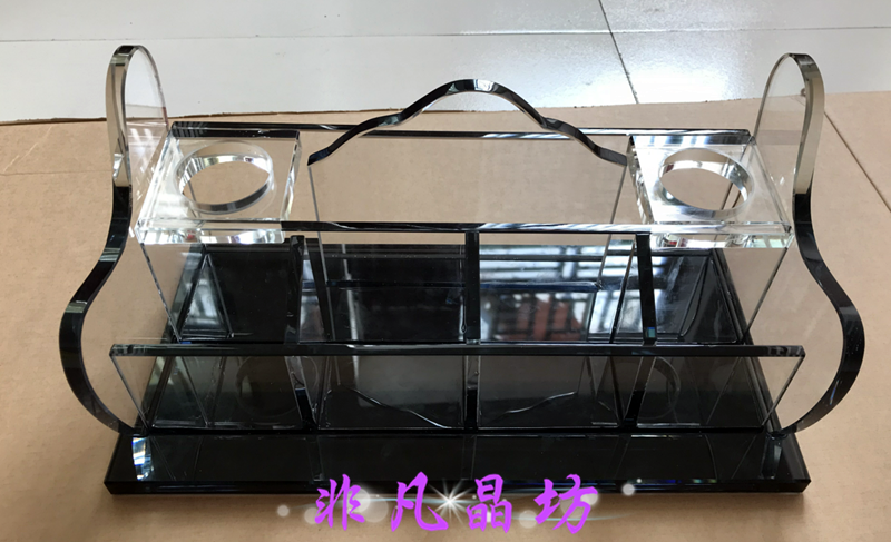 Multifunctional crystal microphone stand ktv night supplies Microphone stand ktv microphone stand Desktop stand black