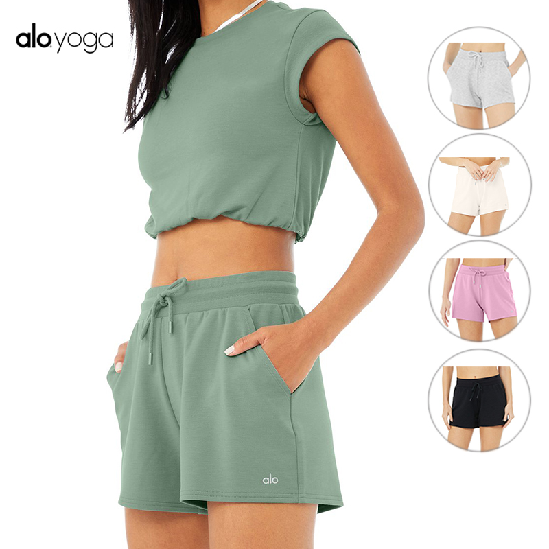 alo yoga US official website yoga fitness sports cotton loose shorts