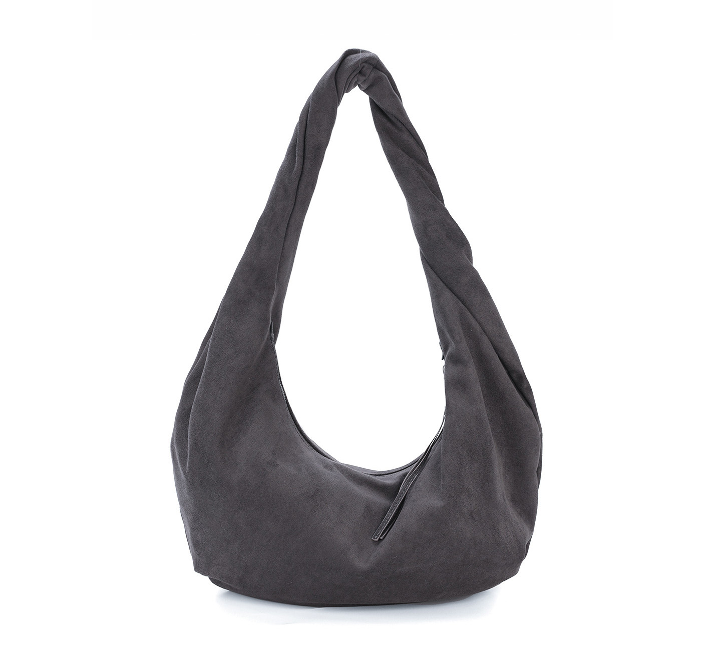 JANDRESS Blue-Grey Twist Pocket Underarm Bag