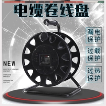 Tow-up artifact reel wheel hand-cranked reel large winding reel reel spool cable wire take-up industrial pull