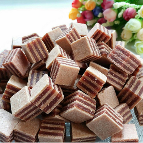 Hawthorn Burger Hawthorn Slice Fruits Cortex Moutan Hawthorn Dry Sandwich Hawthorn 500g Sugar Hawthorn Strips Candied Fruit Snack