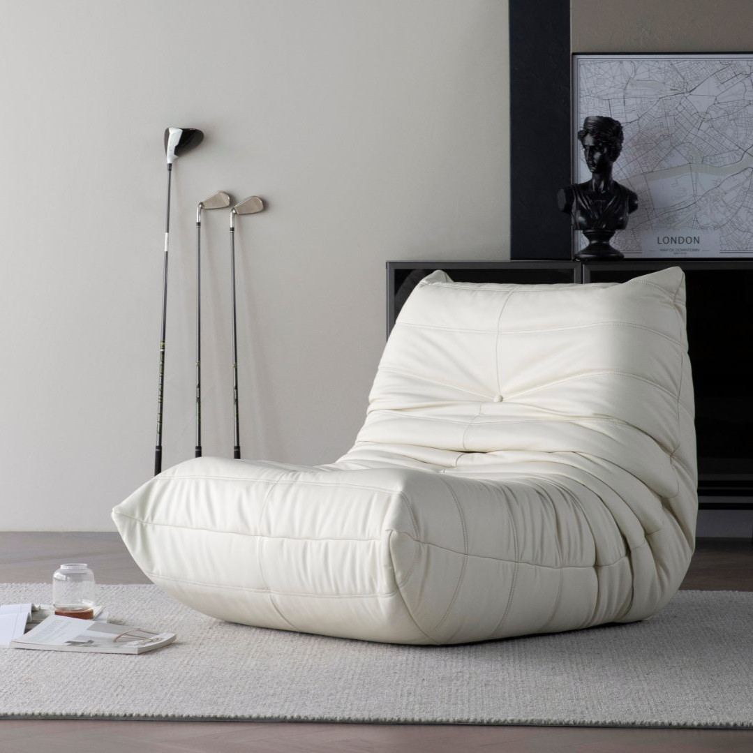 Freehand space caterpillar lazy sofa living room can lie down and sleep leisure balcony single chair lying on Nordic tatami