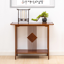 New Chinese Xuanguan cabinet Xuanguan small strips case narrow strip for table strips Several tables close by wall Home solid wood end View table cabinet