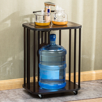Mobile Boiling Water Integrated Tea Water Rack Cabinet Tea Table Home Small Living Room Tea Table Edge Cabinet Tea tea Car solid wood