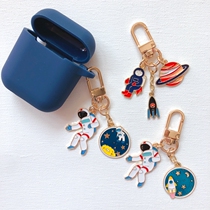 Astronaut astronaut Apple airpods hanging accessories hanging buckle pendant protective sleeve silicone cover