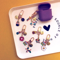 Outlet South Korea Ins Cars Motorcycle Donuts Donuts Key Buttons Airpods Protective Sleeves Hang Chain Bag Pendant Ornaments