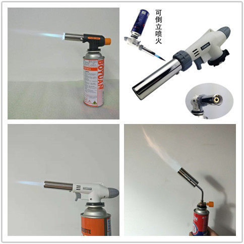 Type of cassette gas spray fire gun nozzle-type spray gun welding gun Ignition Gun Ignition Gun Fire Resistant Baking Barbecue Charcoal Stove Ignition