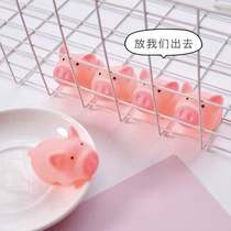 Cartoon pinching pig soft cute cute pink piggy toy venting