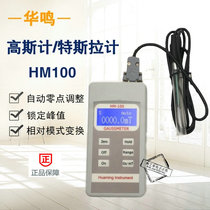HM100 magnet Gauss meter Tesla meter Professional magnetometer table magnetometer Magnetic field strength tester probe