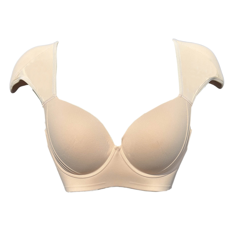 Plus-Size Adjustable Seamless Bra with Shoulder Pads for Women with Large Busts, Minimizing Appearance, Gathering Side Breasts, Anti-Sagging Summer Underwear