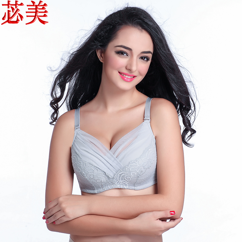 Free chest stickers Bras with removable shoulder straps that can hold silicone fake breast implants 8428