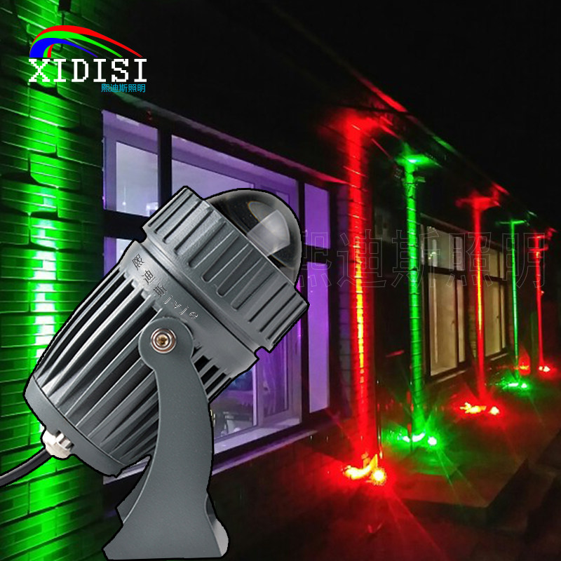 Spotlight led a bunch of light strong spotlight outdoor waterproof long-range spotlight exterior wall light column lamp super bright spotlight