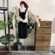 ZZS0129 chỉ có phong cách CHIC. Khóa gỗ tự nhiên ~ áo len cổ điển mềm mại áo len mùa thu