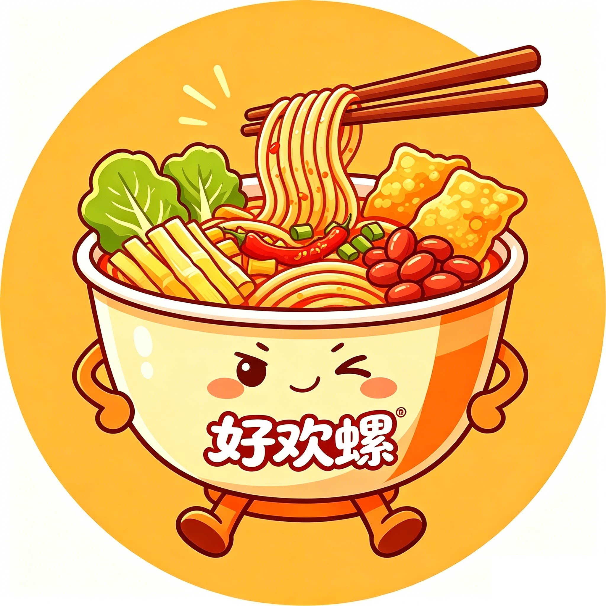 好欢螺主题餐厅的LOGO