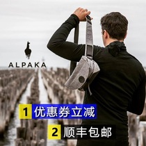 Australia Alpaka air-Sling pro shoulder bag anti-theft satchel chest bag messenger bag mens and womens cross-bag Christmas